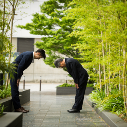 お辞儀の威力